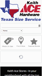 Mobile Screenshot of keithacehardware.com